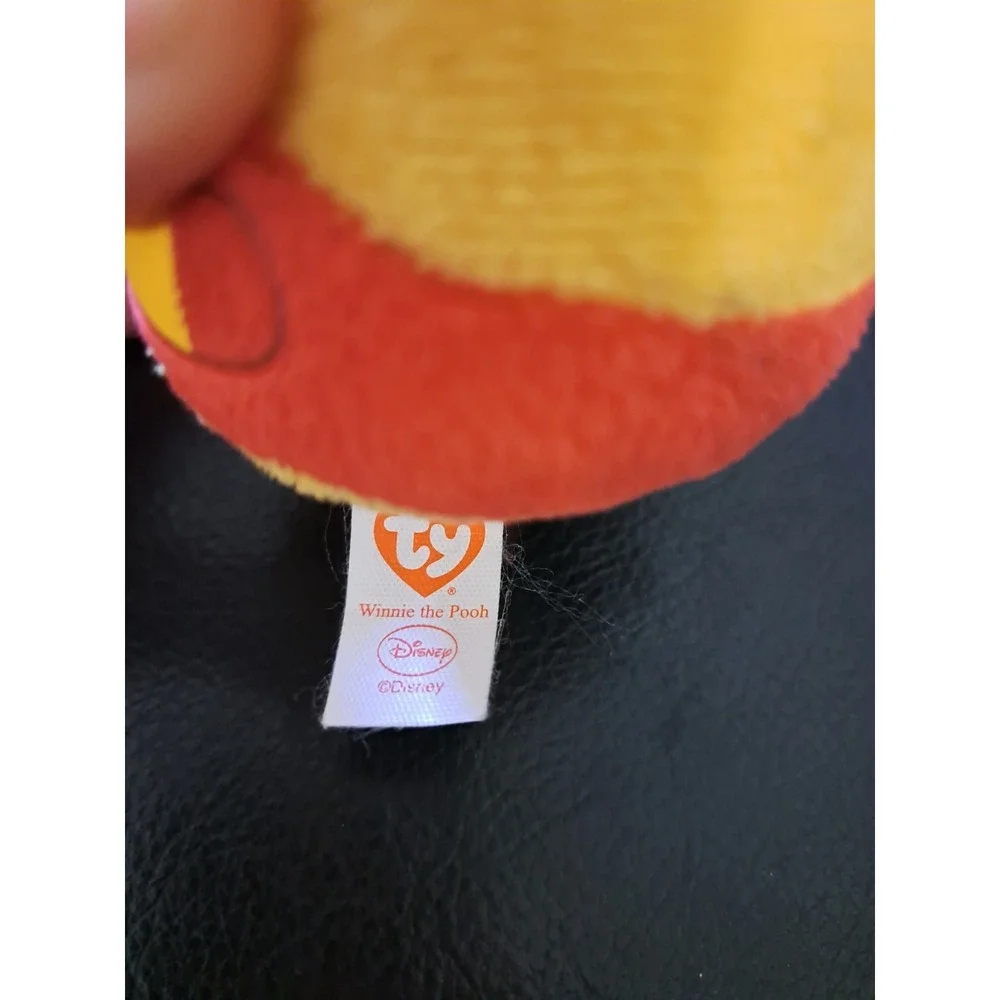 Ty Beanie Ballz Winnie the Pooh Bear Ball 4